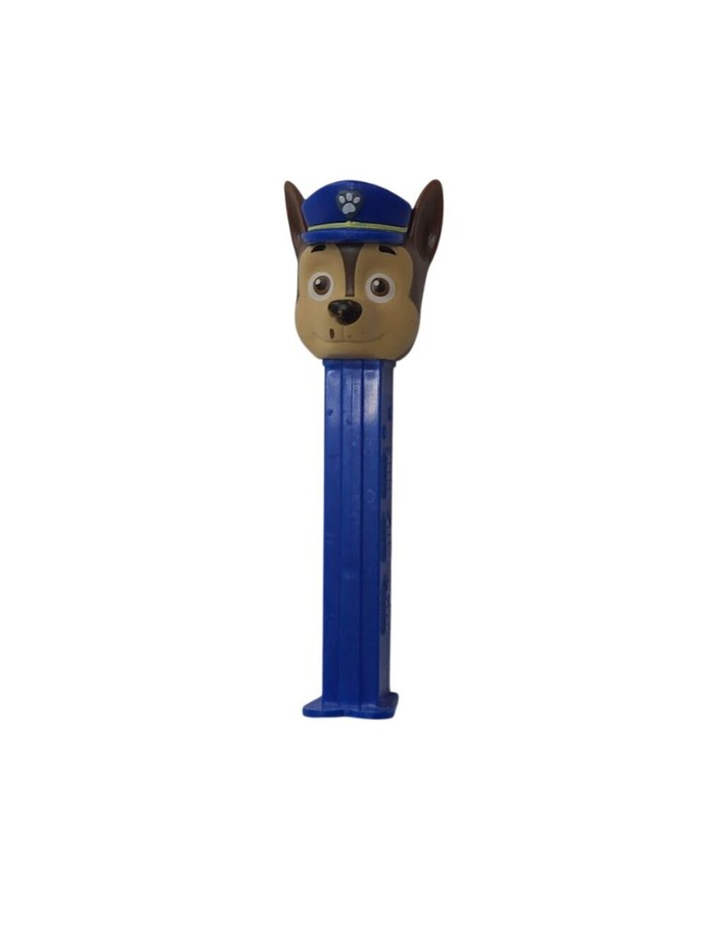 PEZ PAW Patrol Chase Dispenser Blue Stem Nickelodeon Candy Toy Loose Empty